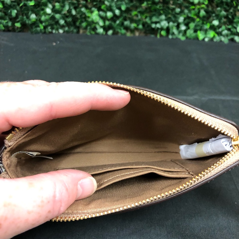 Coach Corner Zip Wristlet - Picture 10 of 16